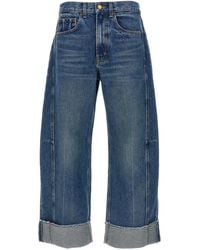 B Sides - Relaxed Lasso Cuffed Jeans - Lyst