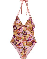 Zimmermann - Violet Knotted Beachwear - Lyst