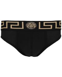 Versace - Logo Elastic Briefs Underwear, Body - Lyst