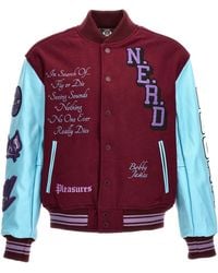 Pleasures - Nerd Varsity Casual Jackets, Parka - Lyst