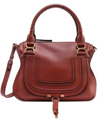 Chloé - Marcie Medium Leather Handbag With Removable Shoulder Strap - Lyst