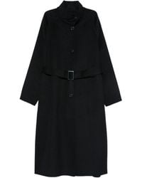 Emporio Armani - Wool Blend Coat - Lyst