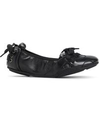 Acne Studios - Leather Ballerinas-Donna - Lyst