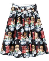 ALESSANDRO ENRIQUEZ - Printed Midi Skirt - Lyst
