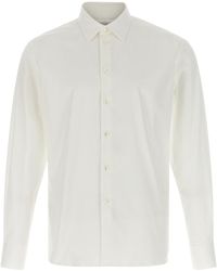 Ferragamo - Poplin Shirt Camicie Bianco-Uomo - Lyst