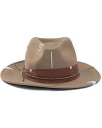 The Hat Gang - Hat With Embroidered Motifs Hats Beige - Lyst