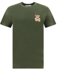 Moschino - T-Shirt Con Applicazione - Lyst