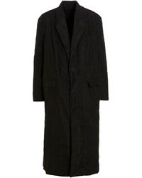 Balenciaga - Check Packable Coat Coats, Trench Coats - Lyst