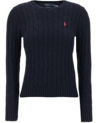 Polo Ralph Lauren - Braided Cotton Sweater - Lyst
