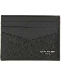 Givenchy - Grained Leather Card Holder - Lyst