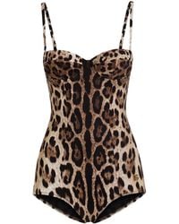 Dolce & Gabbana - One-Piece Swimsuit - Lyst