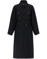 Saint Laurent - Cappotto Doppiopetto - Lyst