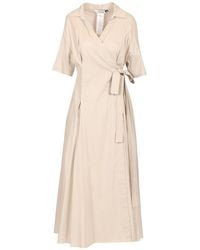 Max Mara - Long Wrap Shirt Dress Dresses - Lyst