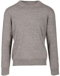 MM6 by Maison Martin Margiela - Crewneck Sweater With Patches Knitwear - Lyst