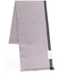 Brunello Cucinelli - Wool And Cashmere Scarf - Lyst