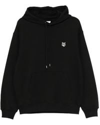 Maison Kitsuné - Felpa Con Cappuccio Fox Head Dal Fit Comodo-Uomo - Lyst