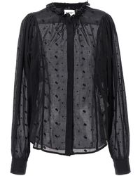 Isabel Marant - Terzali Camicie Nero - Lyst