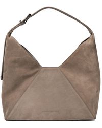 Brunello Cucinelli - Sueded Calfskin Hobo Bag - Lyst