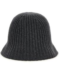 Brunello Cucinelli - Ribbed Knit Bucket Hat Hats - Lyst