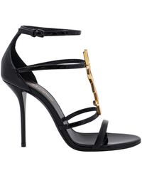 Saint Laurent - Cassandra 100 Patent Sandal - Lyst