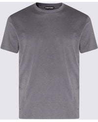 Tom Ford - T-Shirts And Polos Blacks And Greys-Uomo - Lyst