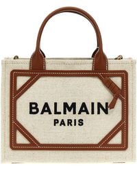 Balmain - Borsa shopper piccola B-Army in tela - Lyst