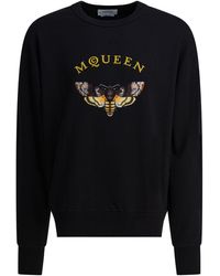 McQueen - Sweatshirts Nero-Uomo - Lyst
