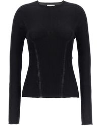 Lanvin - Ribbed Sweater Sweater, Cardigans - Lyst