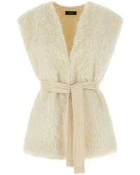 Peserico - Long-Haired Alpaca Wool Vest - Lyst