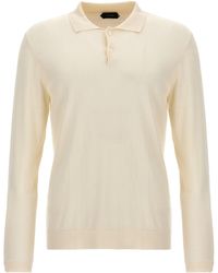 Zanone - Cotton Silk Shirt Polo - Lyst