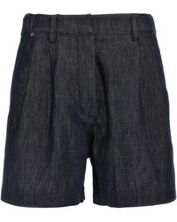 Brunello Cucinelli - Denim Shorts - Lyst
