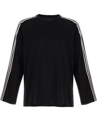 Y-3 - 'Y-3 Long Sleeve Tee 3-Stripes' T-Shirt - Lyst