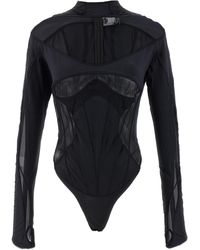 Mugler - Multi-layer Lingerie Tops - Lyst