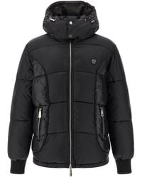 Philipp Plein - Logo Patch Down Jacket - Lyst