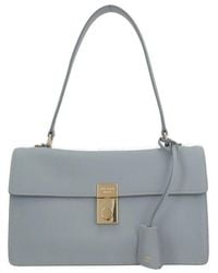 Prada - Logo-Engraved Medium Shoulder Bag - Lyst