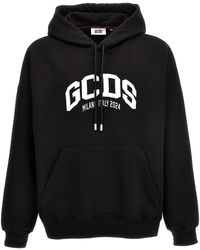 Gcds - Logo Embroidery Hoodie Sweatshirt - Lyst