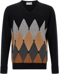 Ballantyne - Argyle Pattern Sweater Sweaters And Cardigans - Lyst
