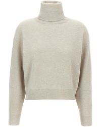 Brunello Cucinelli - Ribbed Turtleneck Sweater - Lyst