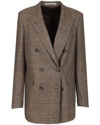 Tagliatore - J-jasmine Prince Of Wales Double-breasted Jacket - Lyst