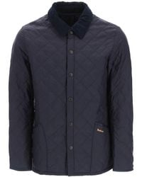Barbour - GIACCA TRAPUNTATA LIDDESDALE - Lyst