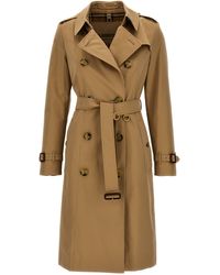 Burberry - The Chelsea Trench E Impermeabili Beige - Lyst