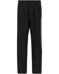 Y-3 - 3-Stripes Pantaloni Bianco/Nero-Uomo - Lyst