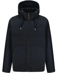 Herno - Hooded Zip-Up Down Jacket Clothing - Lyst