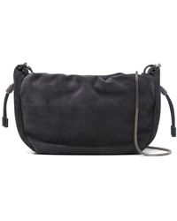 Brunello Cucinelli - Bucket Mellow Mini Crossbody Bag - Lyst