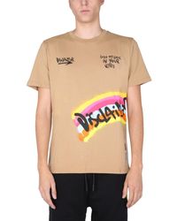 DISCLAIMER - T-Shirt With Screen Print - Lyst