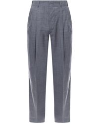 PT Torino - Virgin Wool Trouser With Frontal Pinces - Lyst