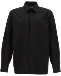 Saint Laurent - Cassandre Camicie Nero - Lyst