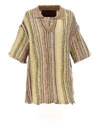 VITELLI - Jacquard Knit Shirt Polo - Lyst