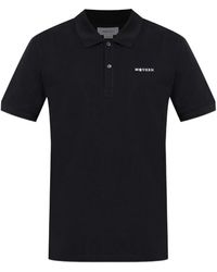 McQueen - Embroidered Logo Cotton Pique Polo Shirt - Lyst
