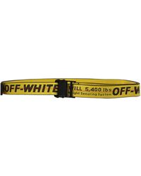Off-White c/o Virgil Abloh Cintura industriale bianco sporco - Giallo